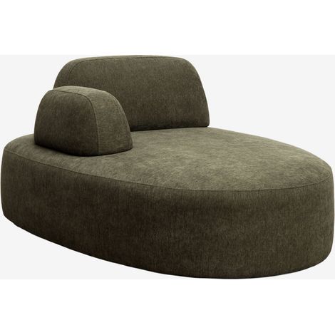 Módulo chaise longue izquierdo con reposabrazos para sofá modular tapizado Giorgia SKLUM (1/5)