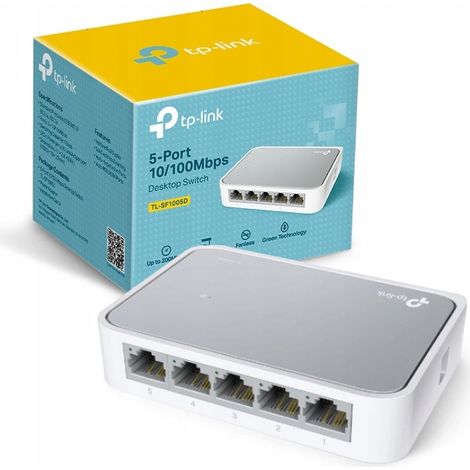 Switch TP-Link 5P 5 Puertos/ RJ-45 10/100