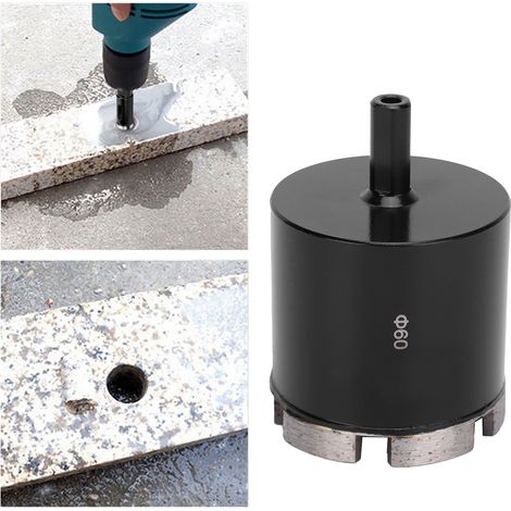 Foret diamant fritté de 60 mm pour carrelage, béton et marbre (1/5)