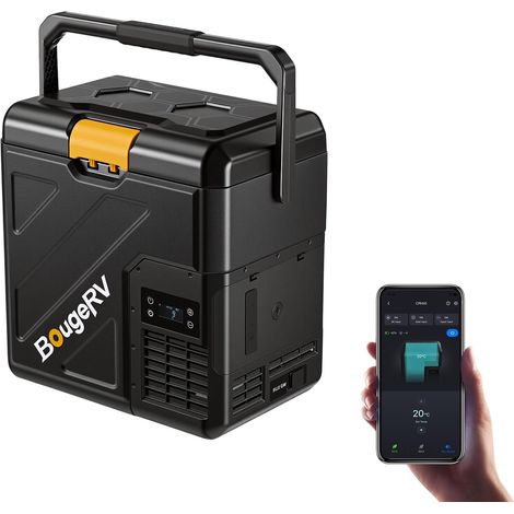 CRH20 Car Cooler 20L 12V 230V, Small Fridge Compressor Portable IPX4 App Mini Fridge Camping (New 2026) (1/5)