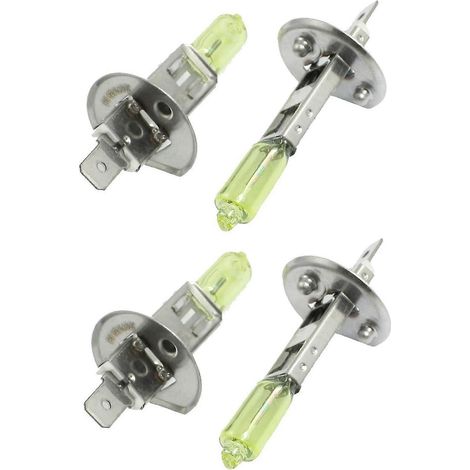 4 Stück Dc 12 V 100 W H1 3000 K supergelbe LED-Auto-Nebelscheinwerferlampe (1/2)