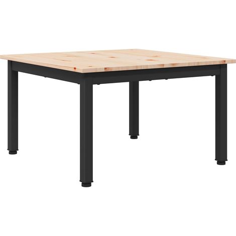 Maison Exclusive - Mesa de Café Natural 60 x 60 x 36 cm Madera de
