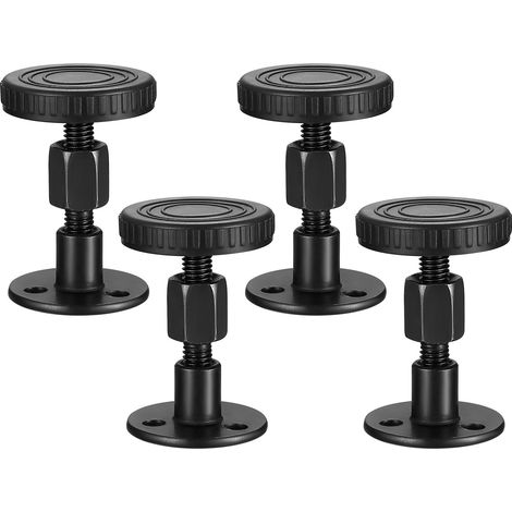 4 Pcs Lit Butées et Anti-Tremblement Réglables 47-64 mm, Stabilisateur de Cadre de Lit Fileté Réglable Fixation de Lit, Outil Anti-Secousse Support (1/5)