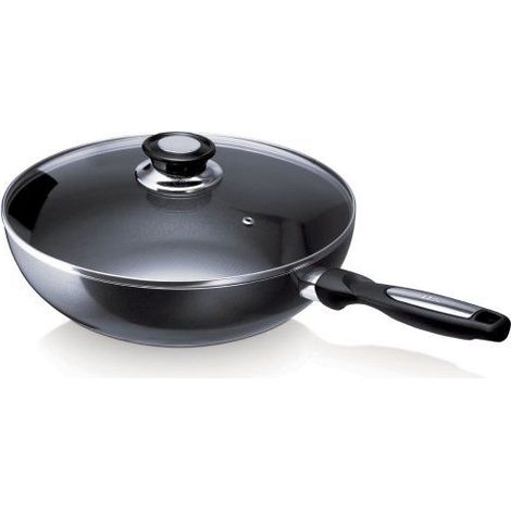 Wok anti adhésif 28cm avec couvercle - Beka - 13078284 (1/4)