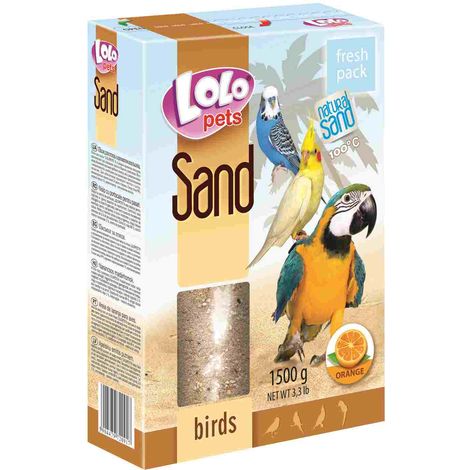 LoLo Pets ARENA - NARANJA Arena para loros con caparazón 1,5 kg