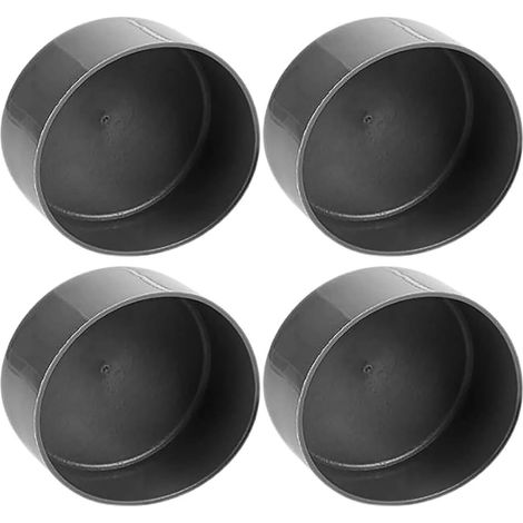 roulement de remorque en caoutchouc noir lot de 4 5 cm 1 98 (1/5)