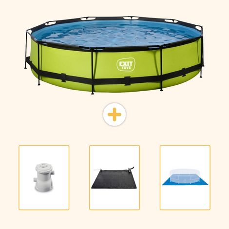 Exit-toys Piscine Exit Ronde - 360x76 cm - 4-pièces SCB91 (1/5)