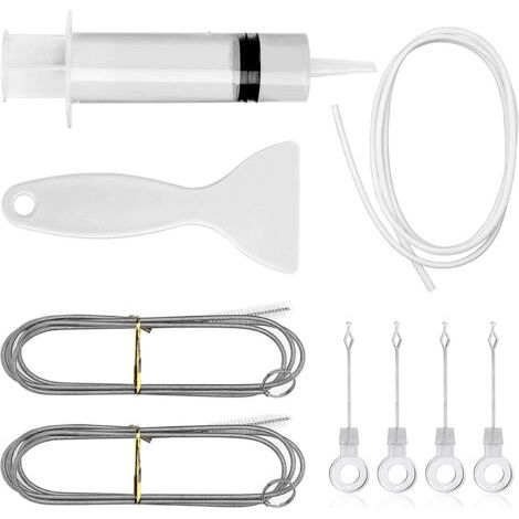 Nettoyage pour Réfrigérateur, 9 Pièces Outil de nettoyage réfrigérateur Dissolvant de trou de vidange Trou de Vidange de Réfrigérateur Brosse Frigo, Pour Cuisine à Domicile (1/5)