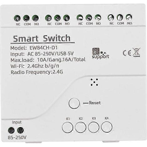 Module relais de commutation WiFi Bluetooth + télécommande 85-250V pour Alexa-- (1/5)