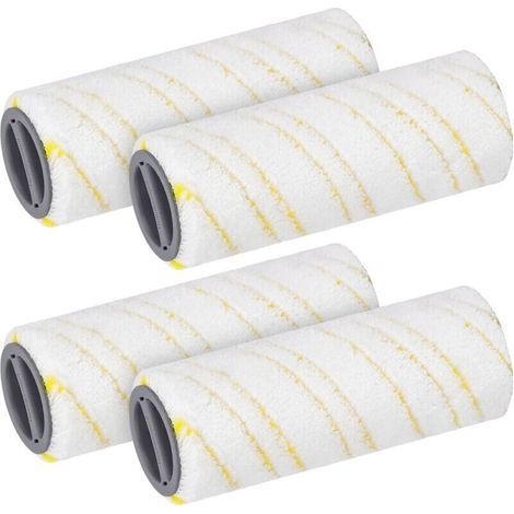Brosse rotative de rechange, compatible avec les nettoyeurs de sols électriques Karcher FC3D et FC5, pièces détachées et accessoires pour la brosse principale en microfibre, brosse d'o (1/4)