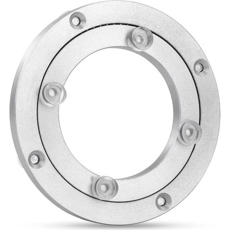Aluminum Alloy Rotating Turntable, Heavy Duty Swivel Tray, Lazy Susan Bearing, Smooth Swivel Plate for Round Dining Table (4 inch) (1/5)