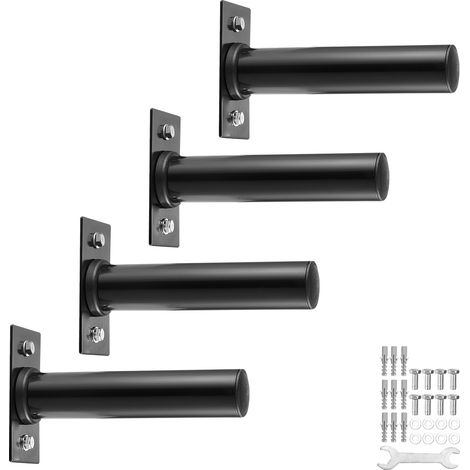 Mophorn Supporto per dischi da parete, per dischi da 2 pollici, capacità 330 libbre, un robusto organizer da palestra da 4 pezzi con hardware. (1/5)
