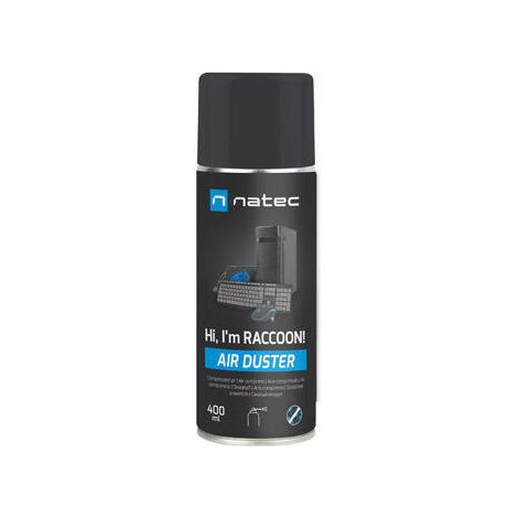 AIRE COMPRIMIDO NATEC RACCOON 400 ML (1/2)