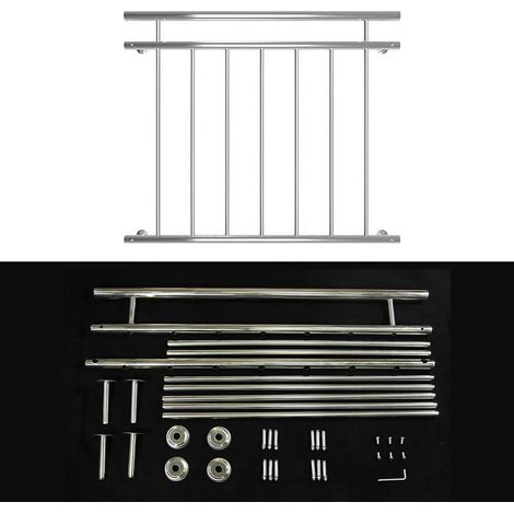 Melko 90x100 balaustra per balconi balaustre per finestre in acciaio inox barre per finestre bar parapetto griglie di sicurezza