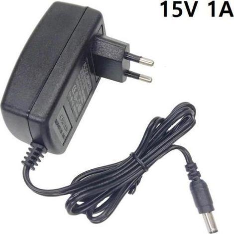 Universelles AC/DC-Ladegerät 15V 1A mit EU-Stecker (5,5 mm x 2,5 mm) (1/4)