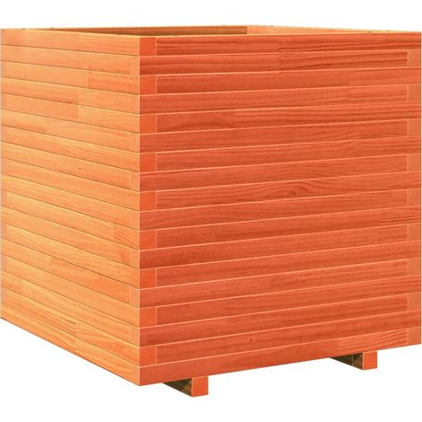 Maison Exclusive - Fioriera Giardino Marrone Cera 70x70x72 cm Legno Massello Pino