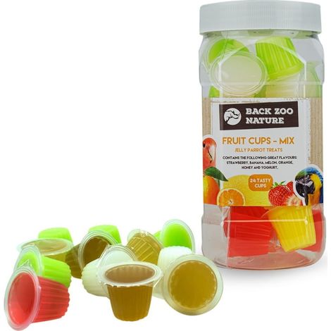 Gelatina para loros Mix de sabores 24 piezas (1/5)