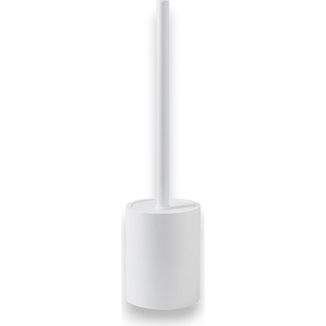 Portascopino wc 9,5x9,5x36,2 cm in resina per bagno (1/5)