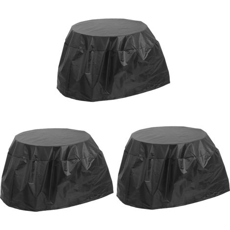 Lot de 3 petites housses pour churrasco en tissu Oxford anti-poussière, faciles à utiliser (1/5)
