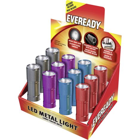 Eveready LED Taschenlampe Value 50 Lumen farblich sortiert (1/2)