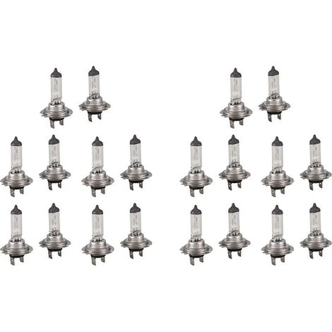 Lote de 20 ampollas H7 para fares avant de voiture, 12 V, 55 W (1/5)