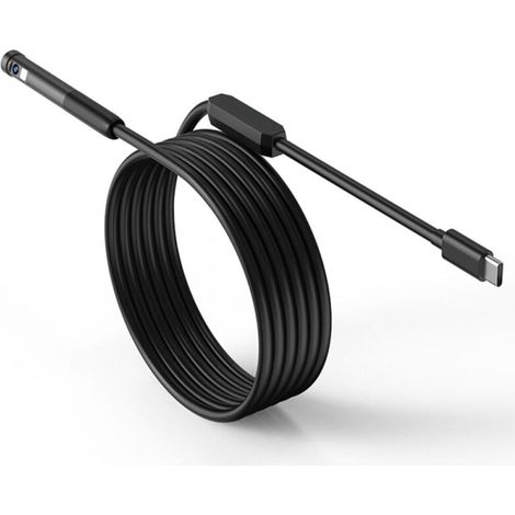 Typ-C-Endoskopkamera, integriertes 8-mm-einstellbares LED-Licht, IP67 wasserdicht, kompatibel mit allen Smartphones