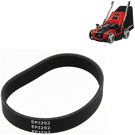 Courroie 6PJ292 compatible avec scarificateur GE-SA1435, 6 stries, pièce de rechange pour scarificateur GE-SA1435 3420561 / RG-SA 1435 3420560 (1/2)