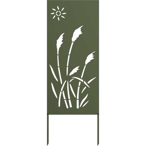 Garten Sichtschutz-Leinwand Olivgrün 50 x 140 cm vidaXL