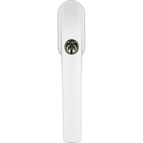 Poignée de fenetre - ABUS - FG300 W CL/DFNLI - Double protection - Testée DIN 18267 - Blanc (1/5)