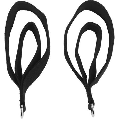 Lot de 2 sangles de Pilates antidérapantes et pratiques à double boucle pour l'entraînement à domicile. (1/5)