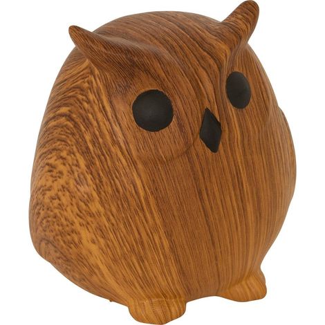 Statuetta gufo autunno caramello marrone 11x10,3 cm - Atmosphera créateur d'intérieur
