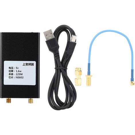 Convertisseur HF 150K-30MHz à base de NE602 pour récepteur SDR RTL2832U, idéal pour radio amateur, avec câble d'antenne inclus. (1/5)