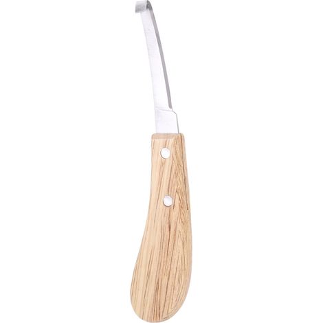 Couteau à sabot à lame droite, outil de parage pour gauchers et droitiers, destiné aux bovins et aux chevaux. (1/5)