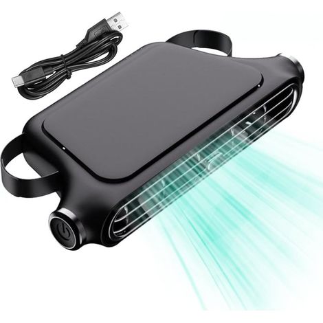 Ventilateurs Électriques Auto Ventilateur Portable Rechargeable (1/5)
