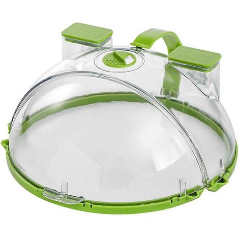 Couvercle pour micro-ondes peu encombrant avec motifs pour déjeuner au bureau ou à la maison (1/5)