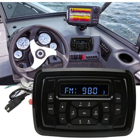 Bluetooth-MP3-Player, 12V DC, für Boote und nautische Ausrüstung, geeignet für Yachten, Wohnmobile, Baumaschinen, Schiffe usw. (1/5)