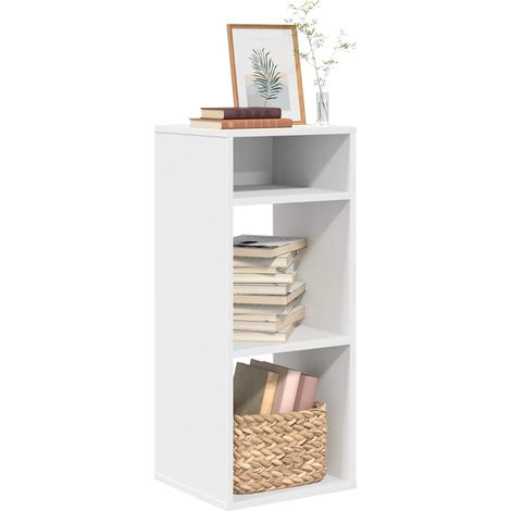 Bücherregal Weiß 34x31x80 cm Holzwerkstoff