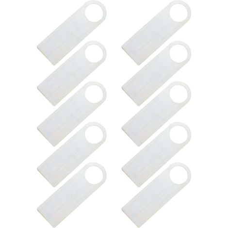 10 Pièces Plaque de Porte en Bois Blanc Non Déformable et Non Décolorée, Décoration Rétro pour Bureaux et Bars, Fournitures de Loisirs Créatifs pour Garçon et Filles (1/5)