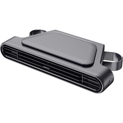 Petit ventilateur USB portable pour siège conducteur et passager, accessoire de refroidissement silencieux pour la nuque, 3 vitesses réglables, noir (1/5)
