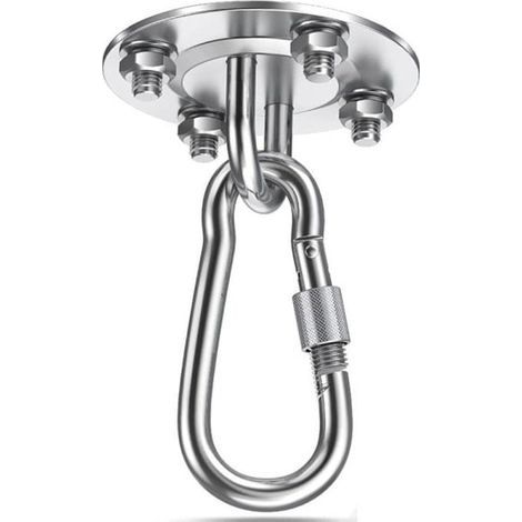 Crochet de plafond, support de suspension pour chaise en acier inoxydable de qualité supérieure, capacité de charge de 400 kg (1/5)
