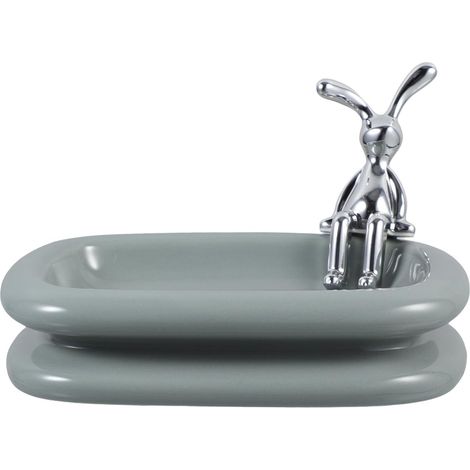 Soap Dish Rabbit Design for Bathroom and Countertop