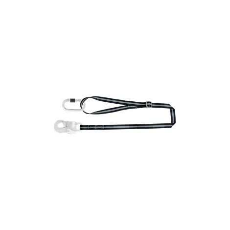 KRATOS SAFETY - Longe en sangle de maintien au travail non feu avec boucle à reducteur - 2 m