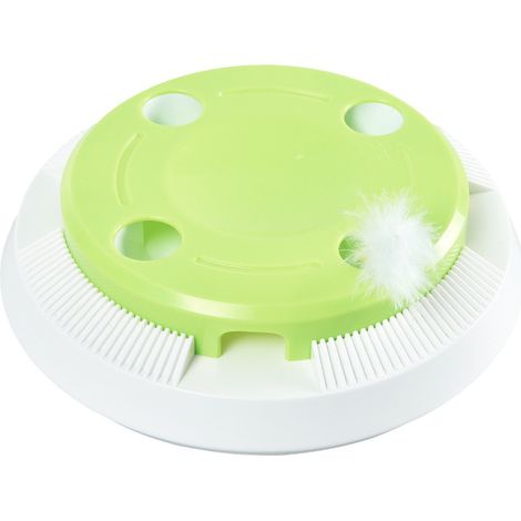Juguete eléctrico para gatos, muelles reemplazables, apagado automático a los 10 minutos, base antideslizante, para uso en interiores. (1/5)