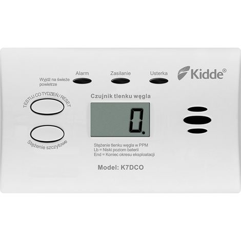 Kidde K7DCO détecteur de monoxyde de carbone blanc (1/5)