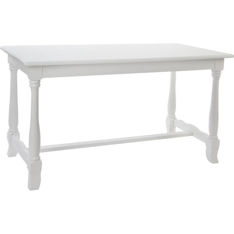 Mesa Comedor Madera 180X90X80 Blanco (1/5)