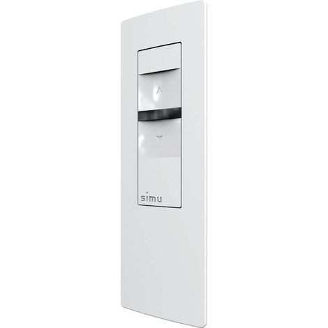 Émetteur mobile 1 canal 433.42 MHz – Télécommande pour volets et stores – Portée 150 m – Alimentation pile 3V CR2430 – Simu