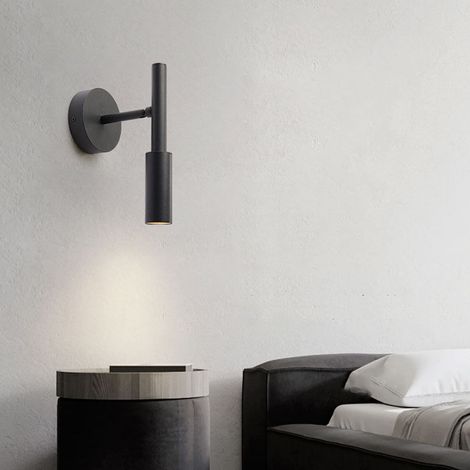 Applique LED, lampe de lecture de chevet, spot orientable (1/4)