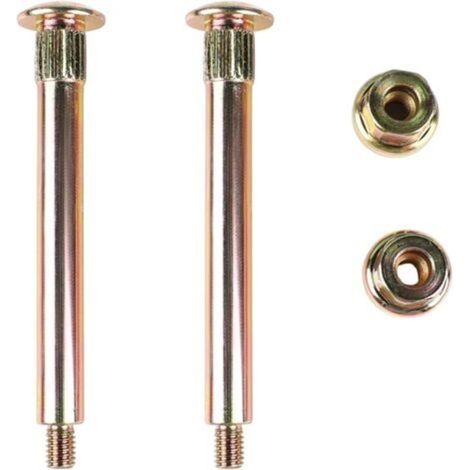 Front door hinge repair kit with wear-resistant bushings to prevent sagging and noise. Suitable for improving safety. Heavy-duty hinge pin. (1/5)