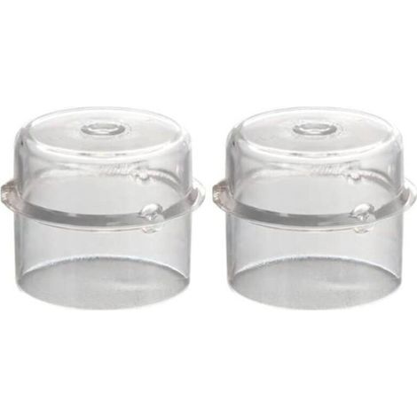 Set of 2 100ml measuring cup lids for Thermomix TM5 TM6 TM31 food processors, transparent replacement parts for blenders