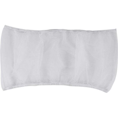Couverture de Cage à Oiseaux Attrape-Graines Cache-Filet en Filet Protection Jupe (Blanc-M) (1/4)